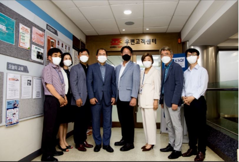 우정사업본부 이진수 경영기획실장, 한국우편사업진흥원 방문 사진